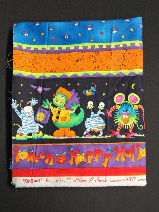 KidStuff Other - 🎃🎃🎃KidStuff Boo To You , Cheri L. Strole Halloween Fabric 34"x44"